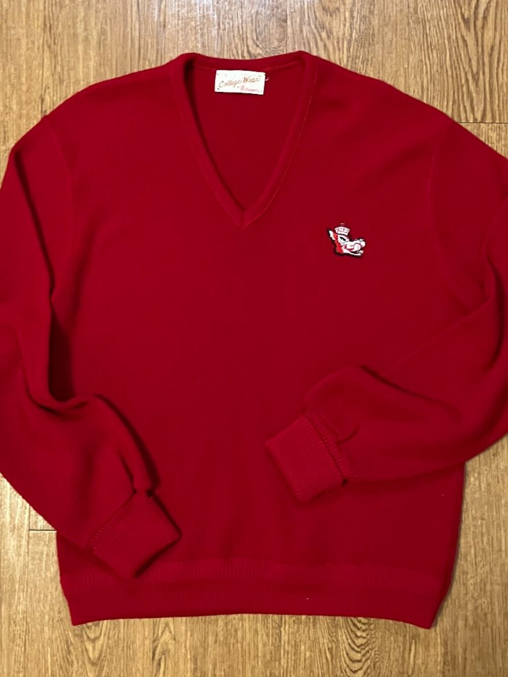 Vintage 70s NC State Sweater V Neck